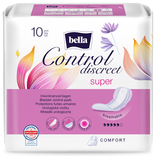 Wkładki Bella Control Discreet Super