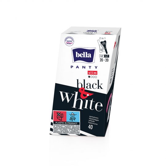 Bella Panty Slim Black&White
