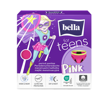 WIELORAZOWE MAJTKI MENSTRUACYJNE BELLA FOR TEENS