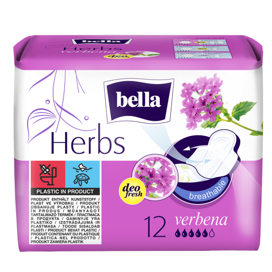 bella Herbs egészségügyi betét verbena