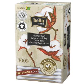Bella Cotton BIO bețişoare igienice din hârtie