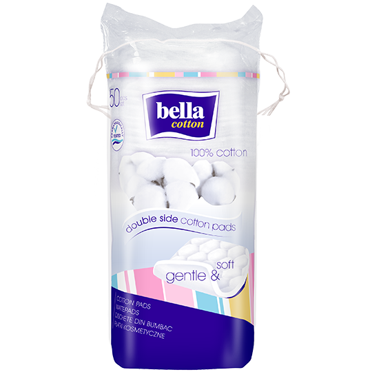 Bella Cotton dischete cosmetice – pătrate
