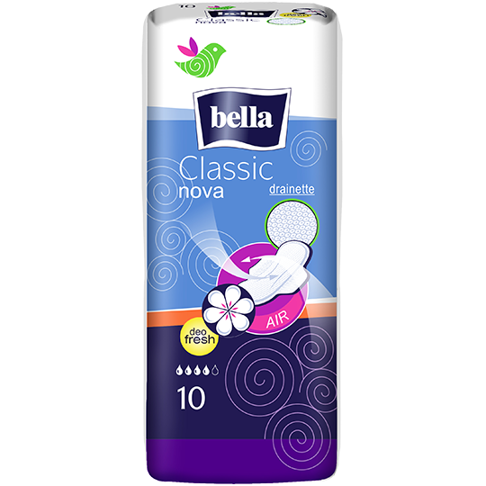 Tradičné hygienické vložky Bella Classic Nova Deo Fresh