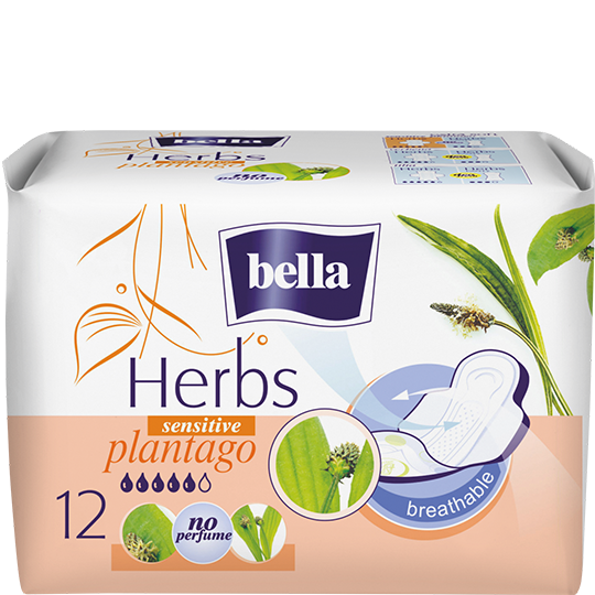 Bella Herbs absorbante igienice cu extract de pǎtlaginǎ