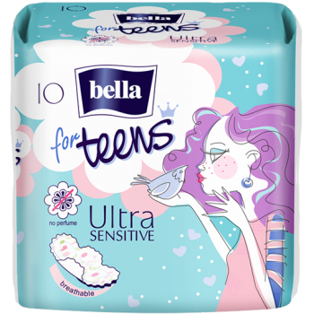 Прокладки для критических дней bella for teens ultra sensitive