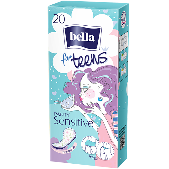 Ежедневные прокладки bella for teens sensitive