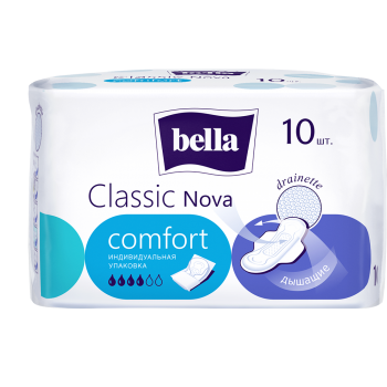 Классические прокладки для критических дней bella Classic Nova Comfort