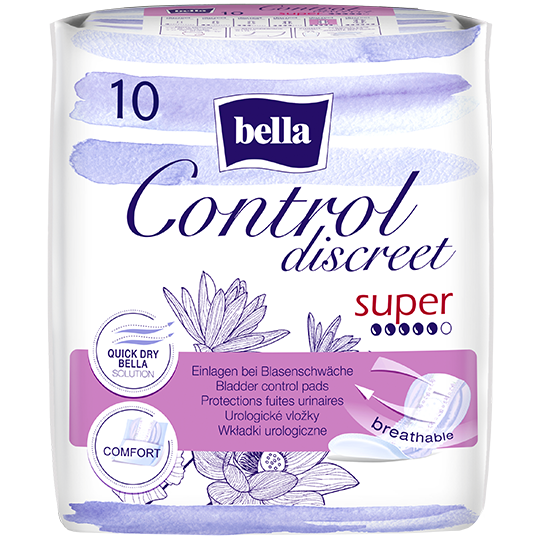 Щоденні прокладки Bella Control Discreet Super