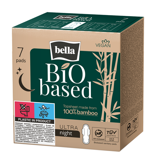 Bella Bio Based higieniniai paketai ULTRA NIGHT