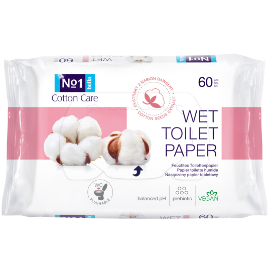 Papier toaletowy nasączony Bella No1