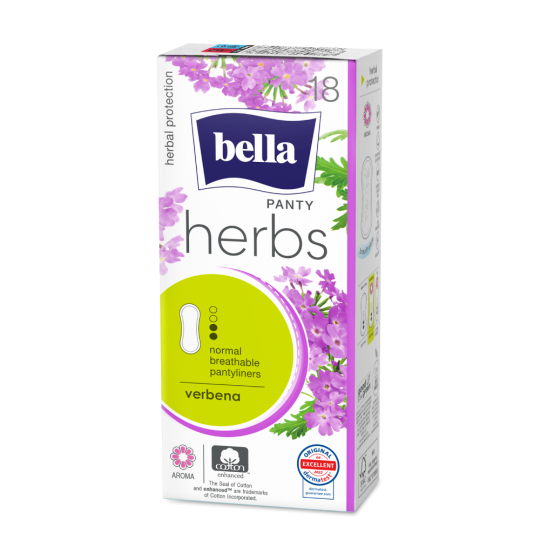 Wkładki Bella Herbs z werbeną normal