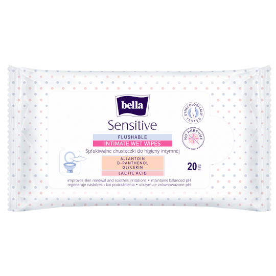 Chusteczki do higieny intymnej Bella Sensitive