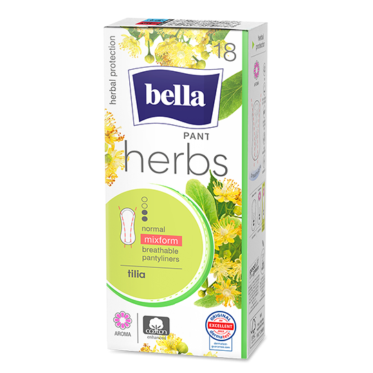Wkładki Bella Herbs z kwiatem lipy - normal